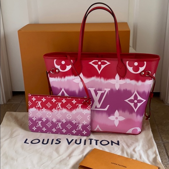 ‼️SOLD‼️👛💯% Auth.LV Escale Rouge NF MM - Picture 3 of 12